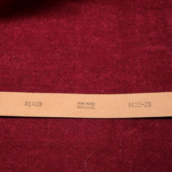 Vintage Faux Lether Belt with Cowboy Boot Buckle - Picture 2 of 4